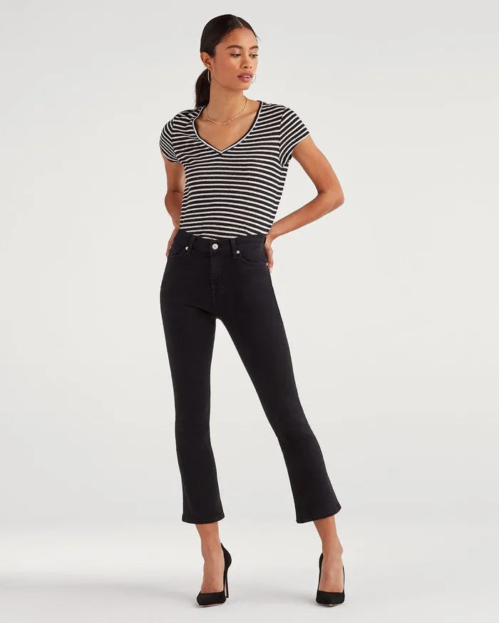 7 For All Mankind High Waist Slim Kick PIBK