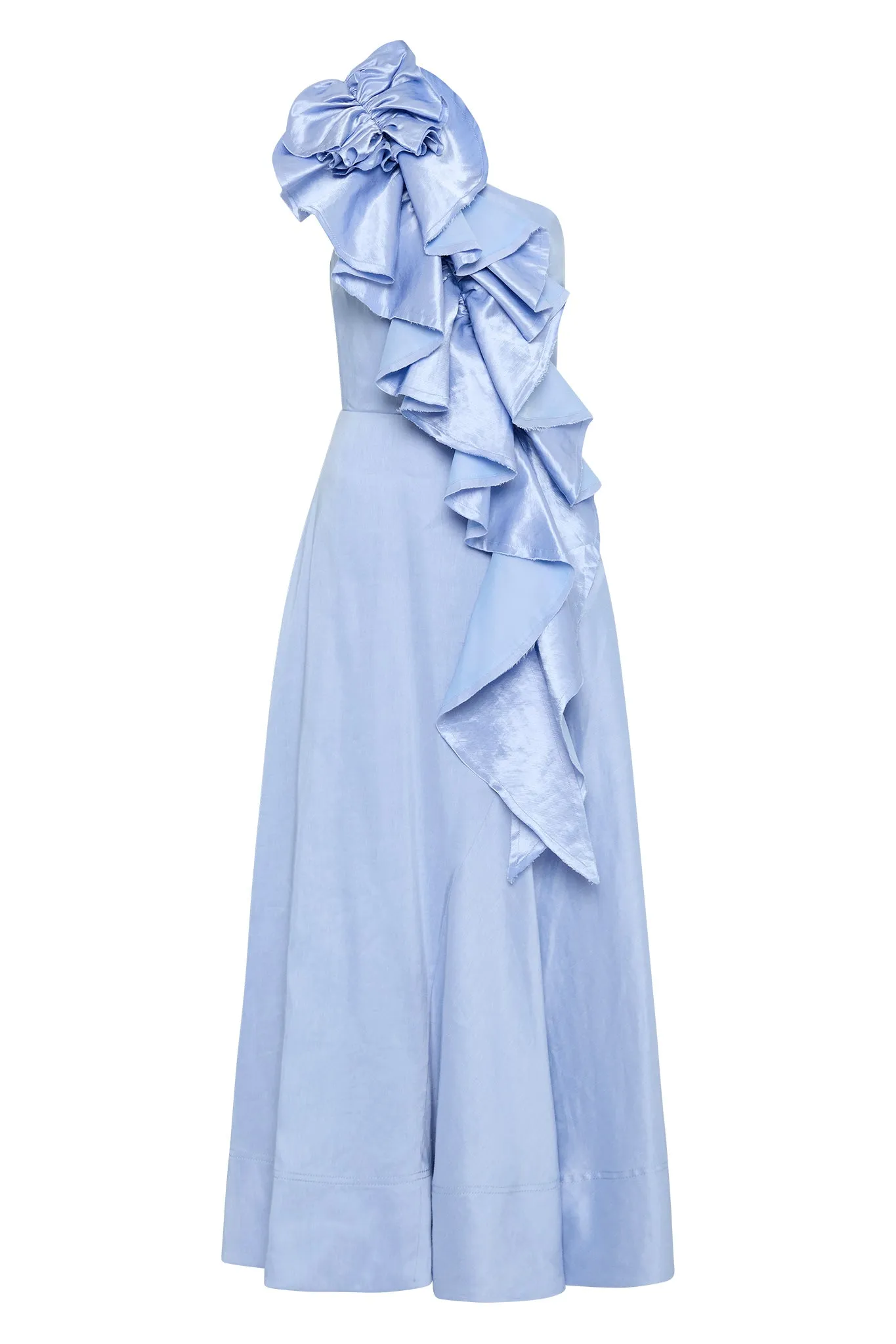 Adelia Ruffle Midi Dress