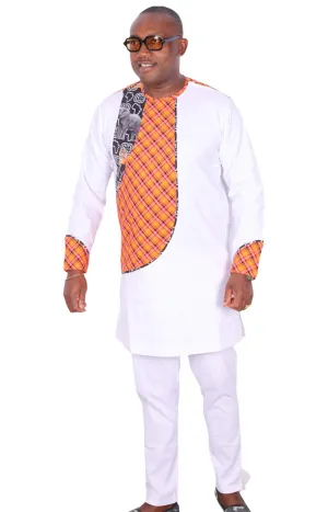 African Senator Style White