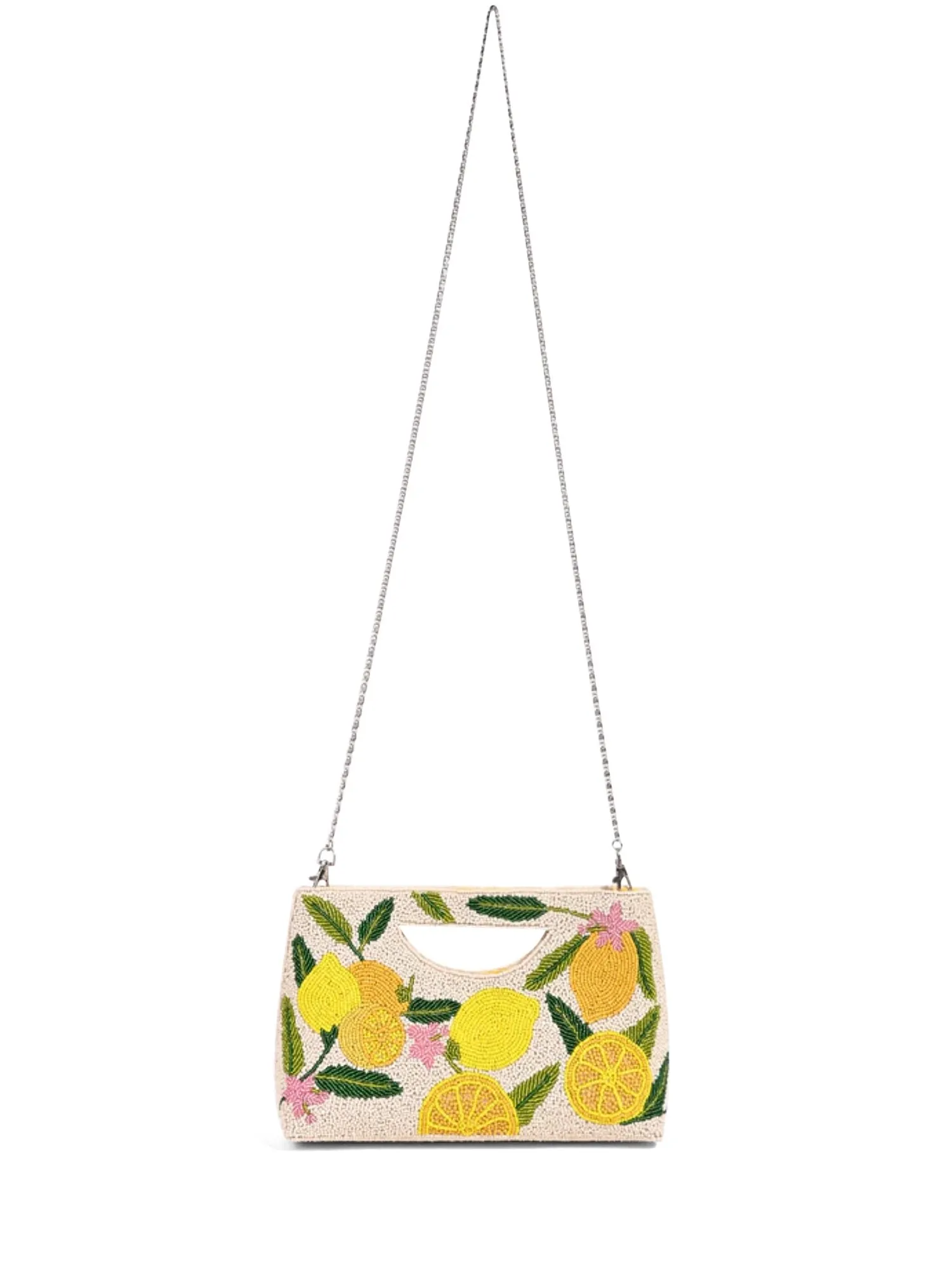 America & Beyond Lemon-Beaded Clutch Bag - Brands We Love