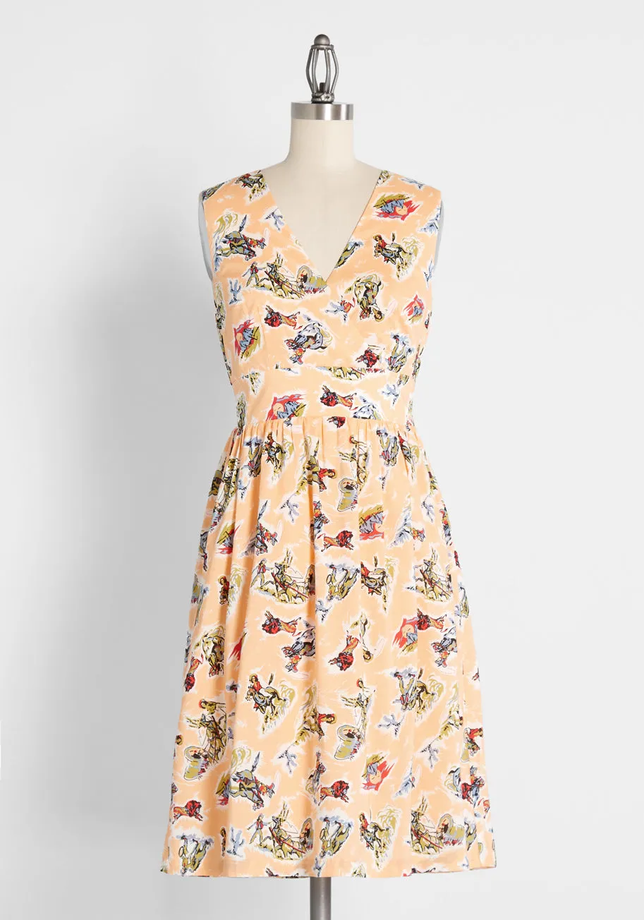 Annie Get Your Fun Fit and Flare Dress