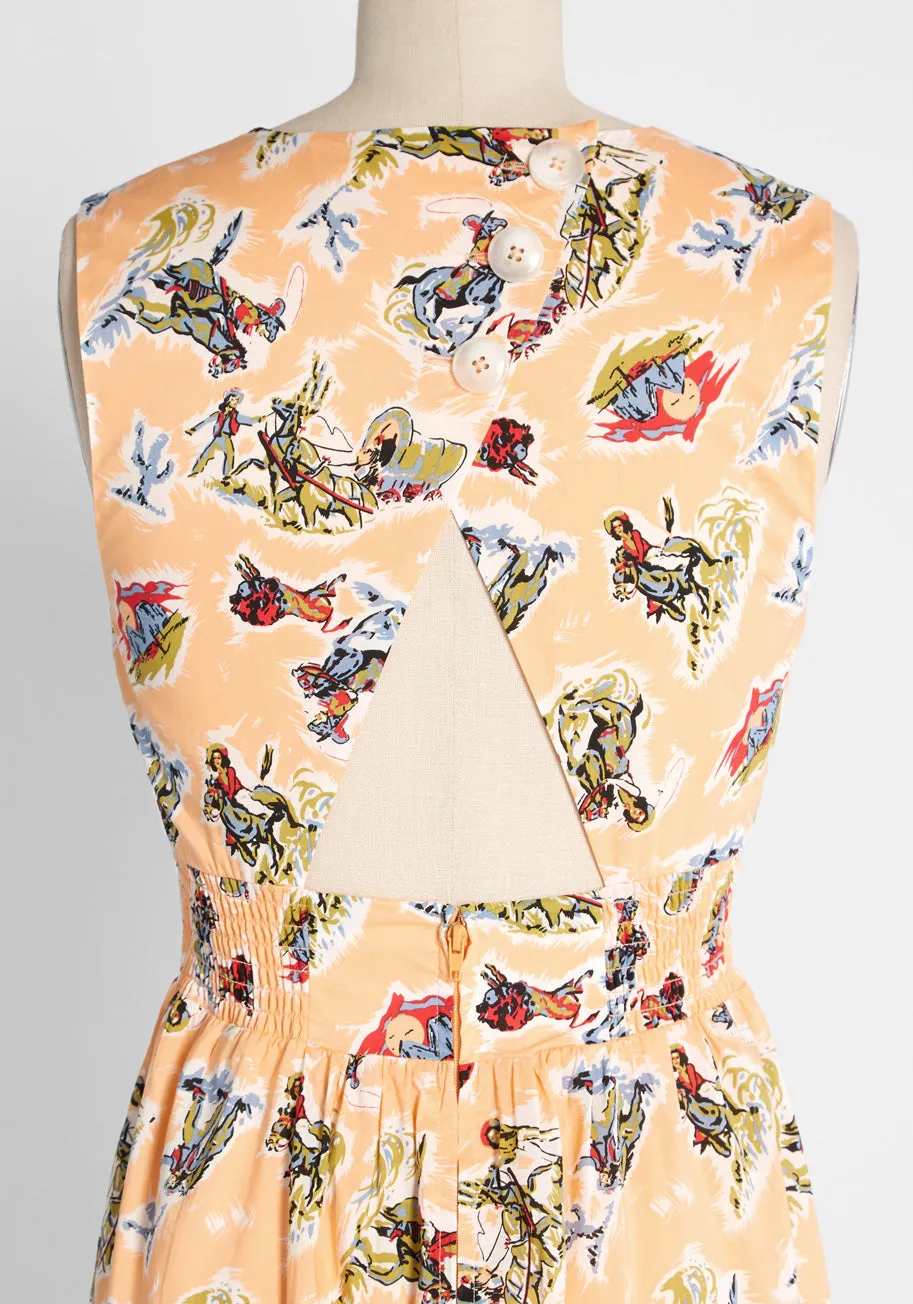 Annie Get Your Fun Fit and Flare Dress