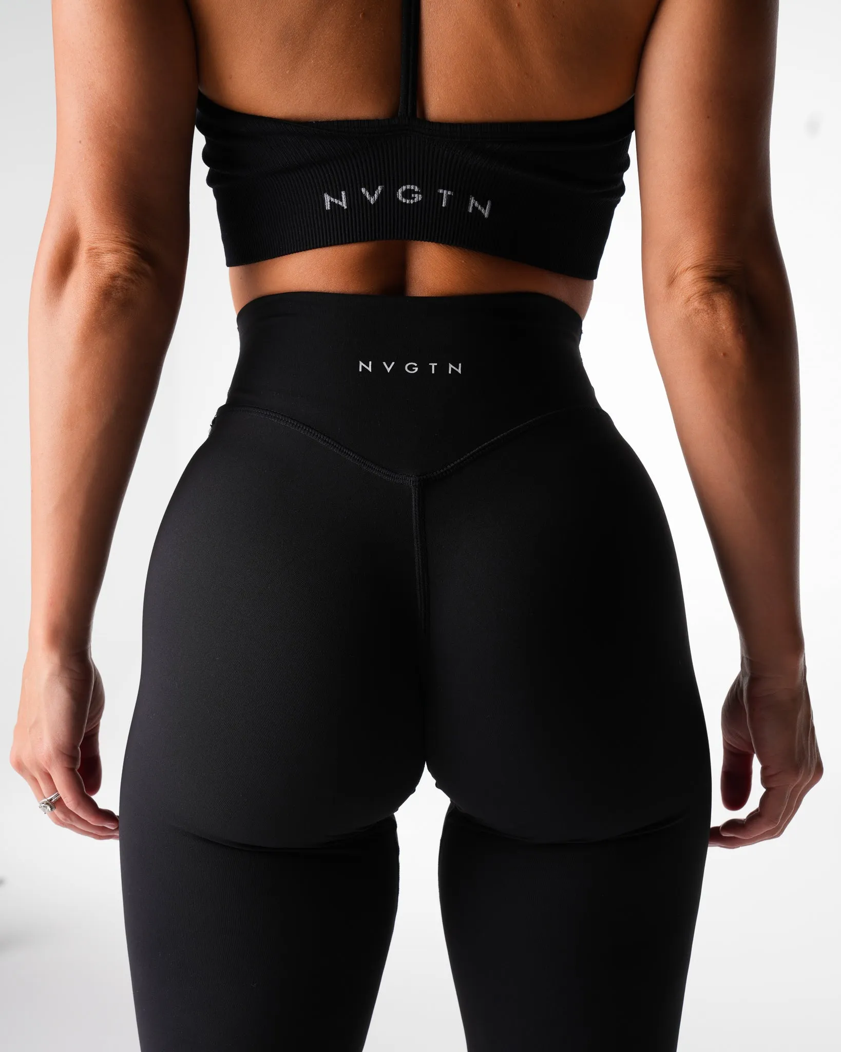 Black Effortless Flare Leggings