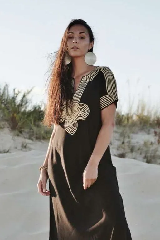 Black Gold Amira Kaftan Caftan & Loungewear