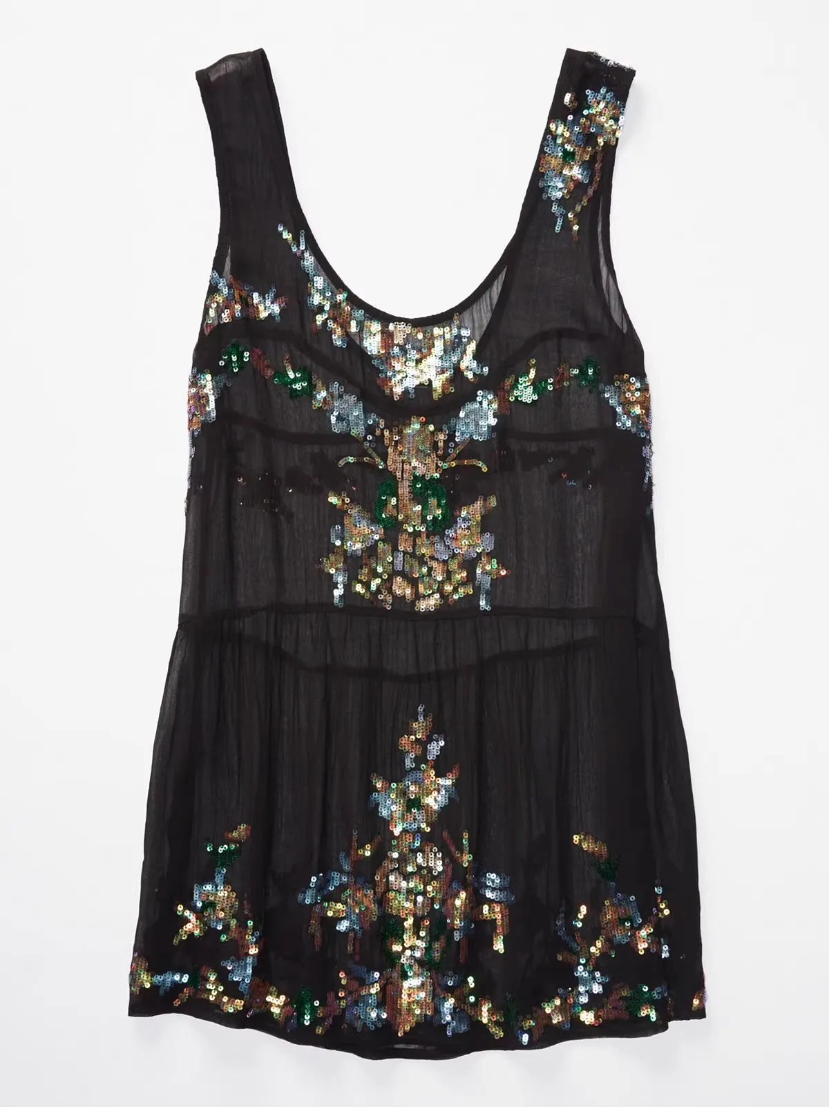 Boho Sequin: Backless Vision Dress