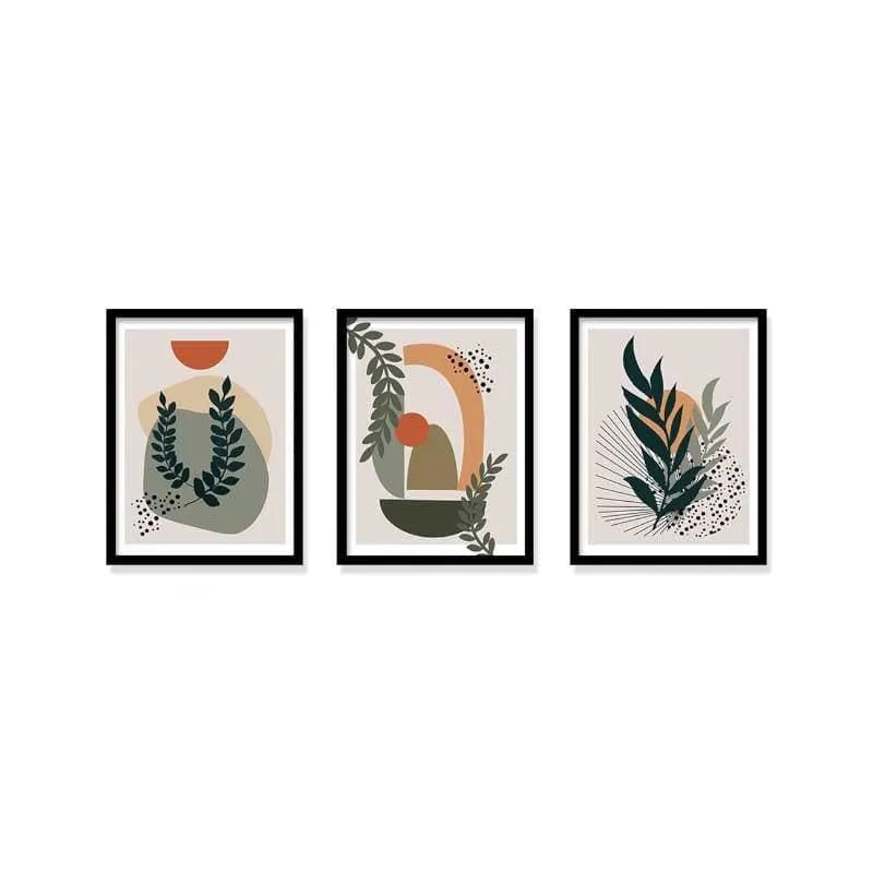 Botanical Boho Wall Art - Set Of Three