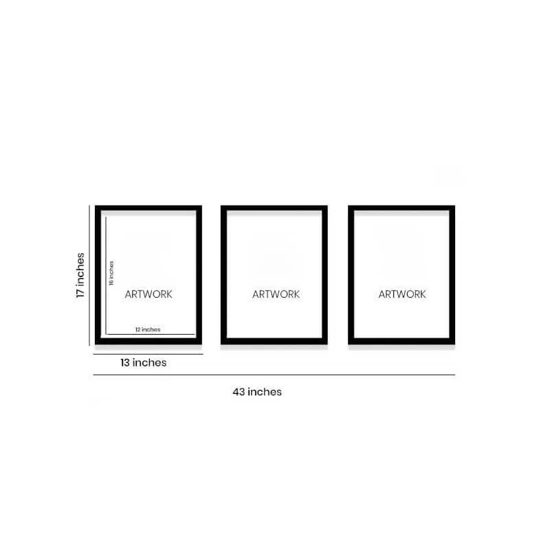Botanical Boho Wall Art - Set Of Three