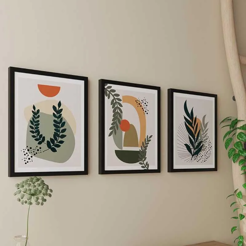 Botanical Boho Wall Art - Set Of Three