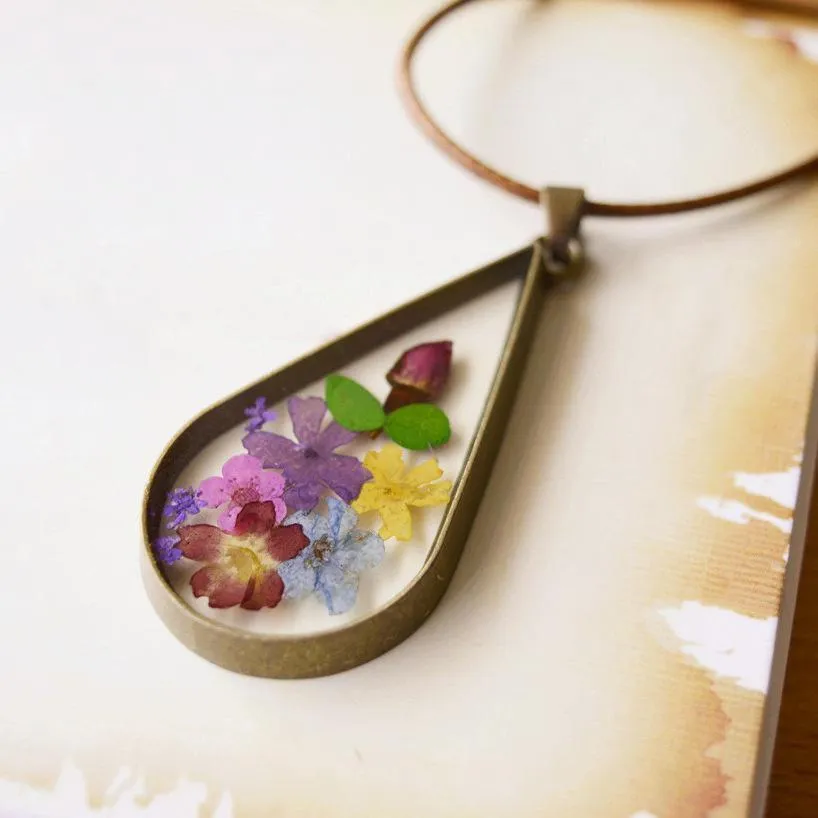 Bronze Terrarium Necklace