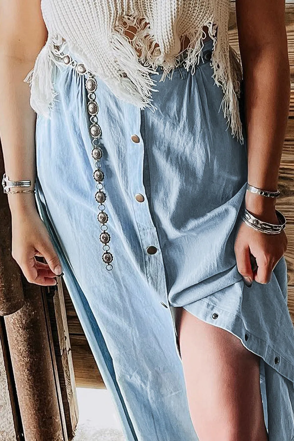 Casual Cotton Skirt