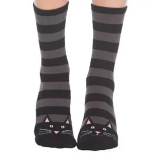 Cat Slipper Socks Women's Crew Sock