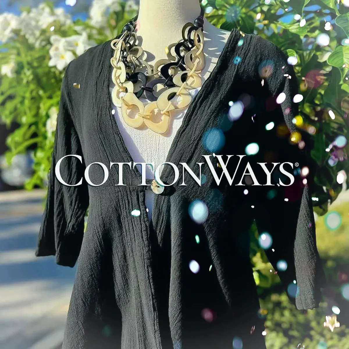Chinatown Elbow Length Cotton Gauze Jacket