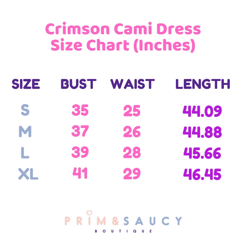 Crimson Floral Print Cami Dress - Mommy & Me