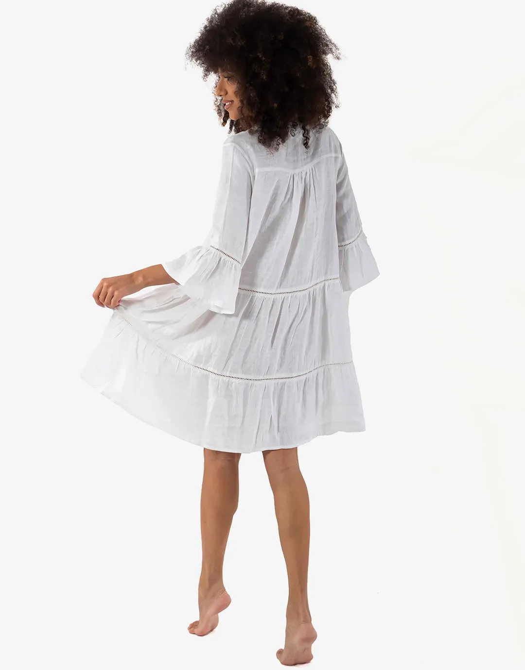 Dalia Dress - White