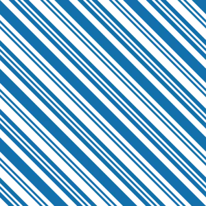 Diagonal Multi Stripe Fabric - Blue