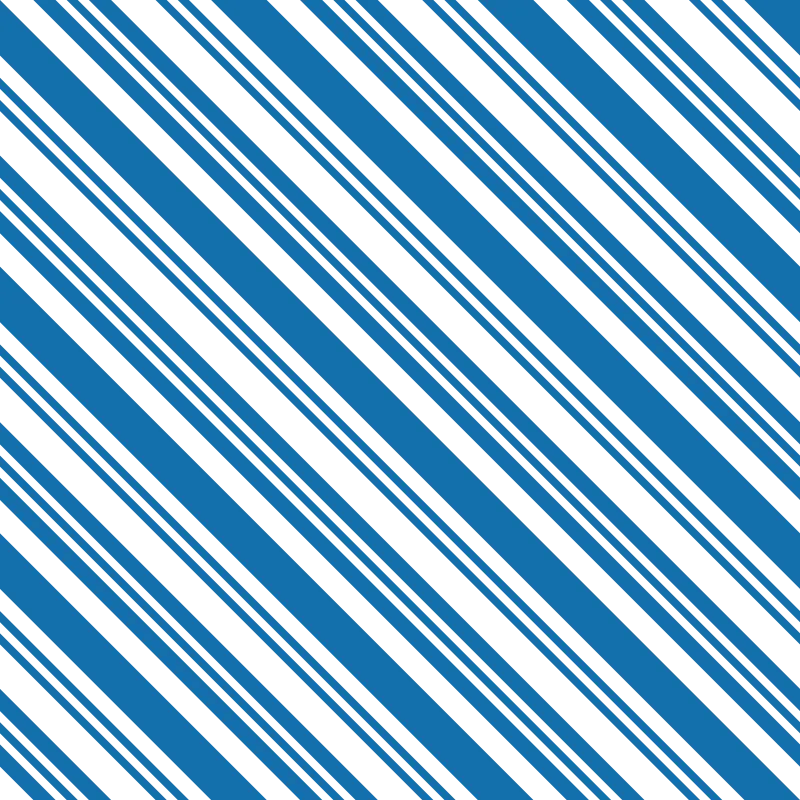 Diagonal Multi Stripe Fabric - Blue