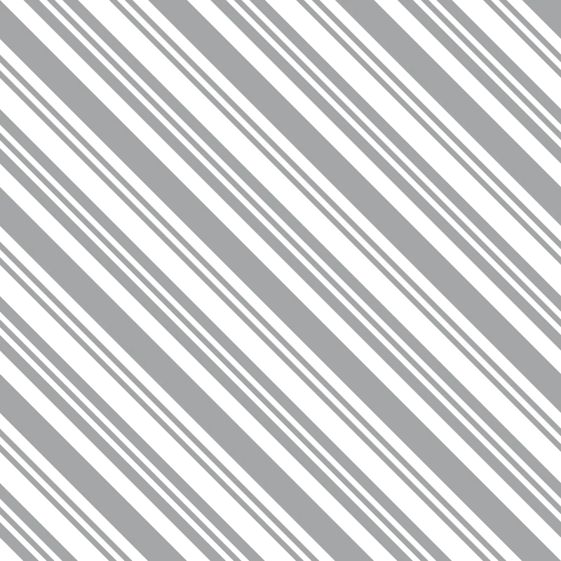 Diagonal Multi Stripe Fabric - Dusty Gray