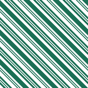 Diagonal Multi Stripe Fabric - Hunter Green
