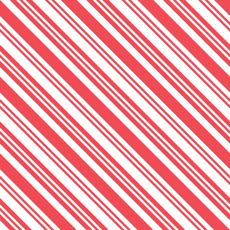 Diagonal Multi Stripe Fabric - Red
