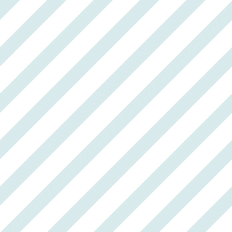 Diagonal Stripe Fabric - Iceberg