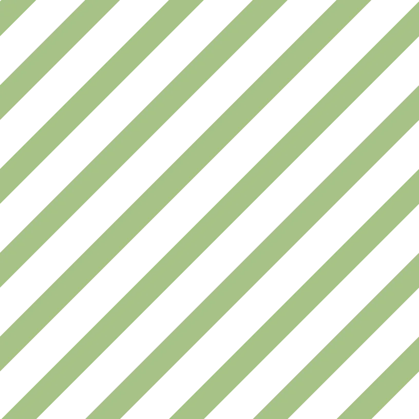 Diagonal Stripe Fabric - Pistachio Green