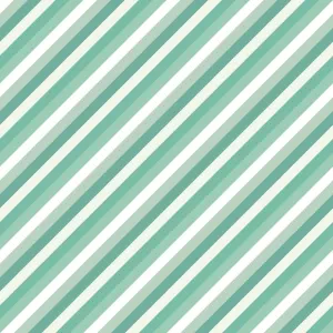 Diagonal Stripe Fabric - Shades of Teal