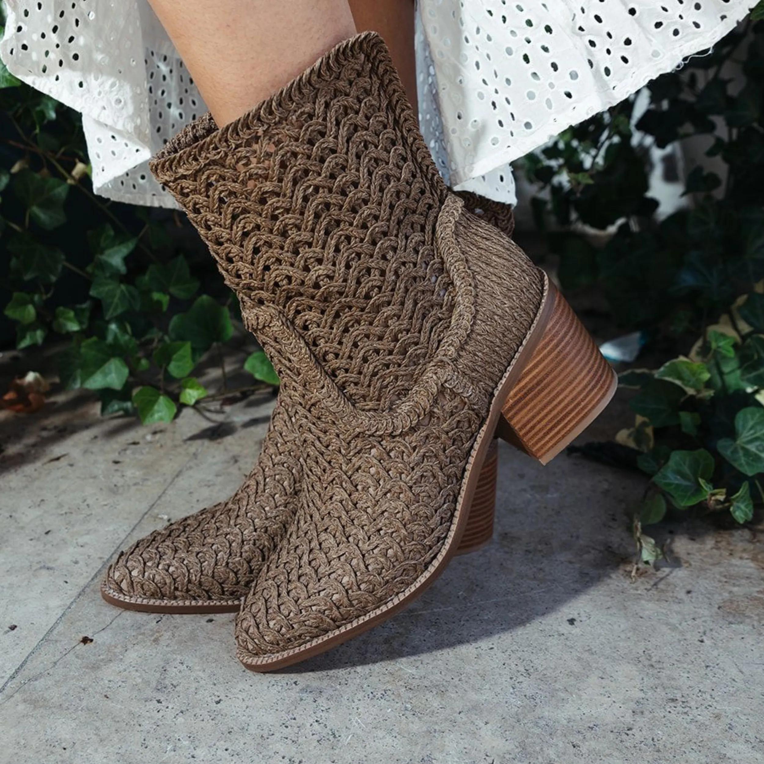 Emery Armadillo Crochet Booties