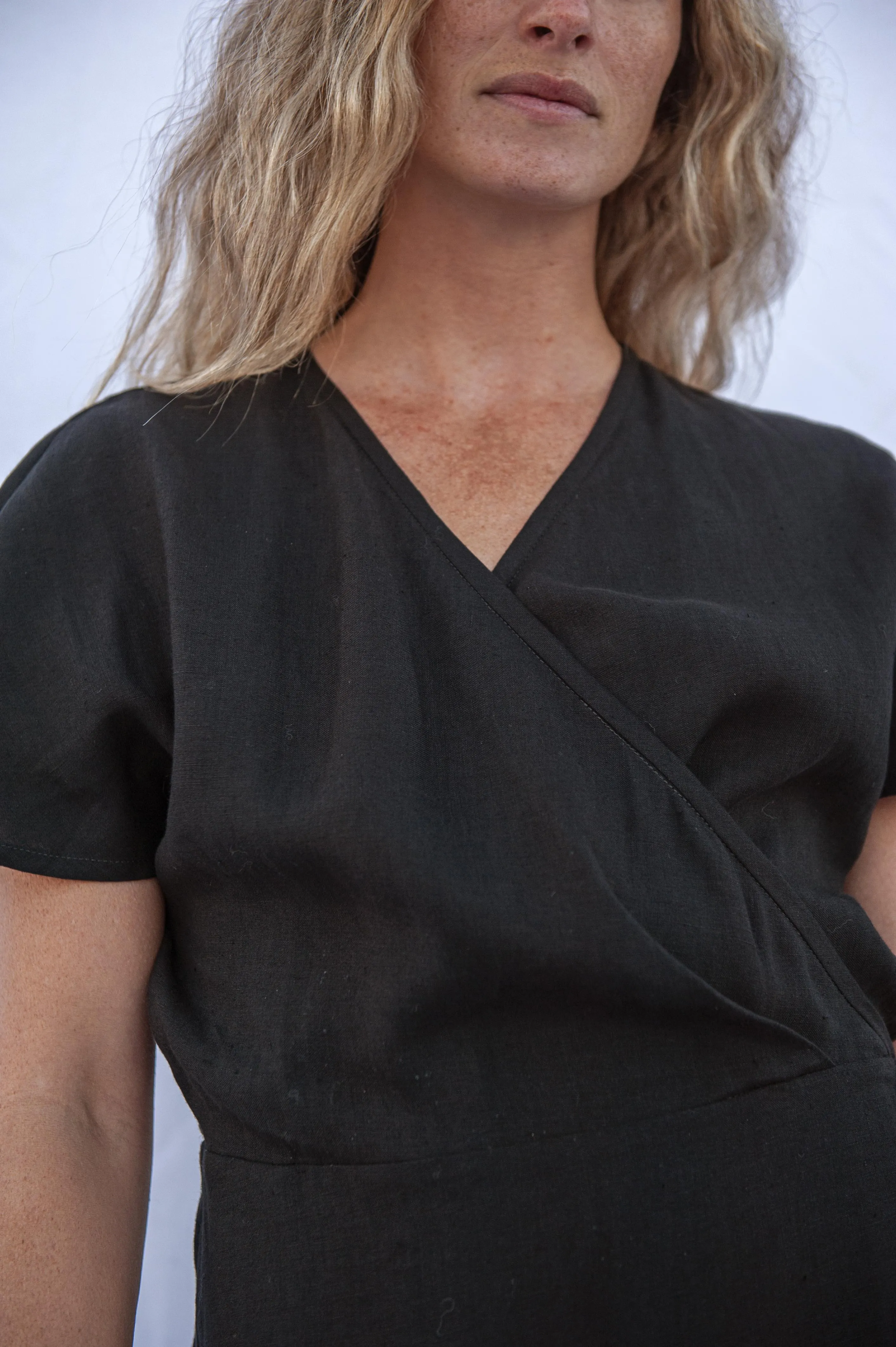 Emma Wrapdress Black