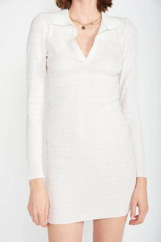 Emory Park | Bodycon Collared Min Dress