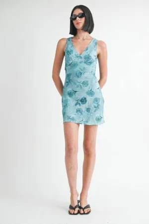 Emory Park Floral V Neck Mini Slip Dress