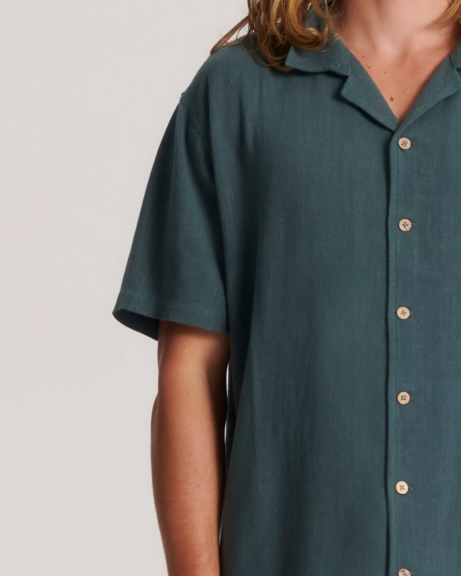 Ernie Ss Resort Shirt - Green