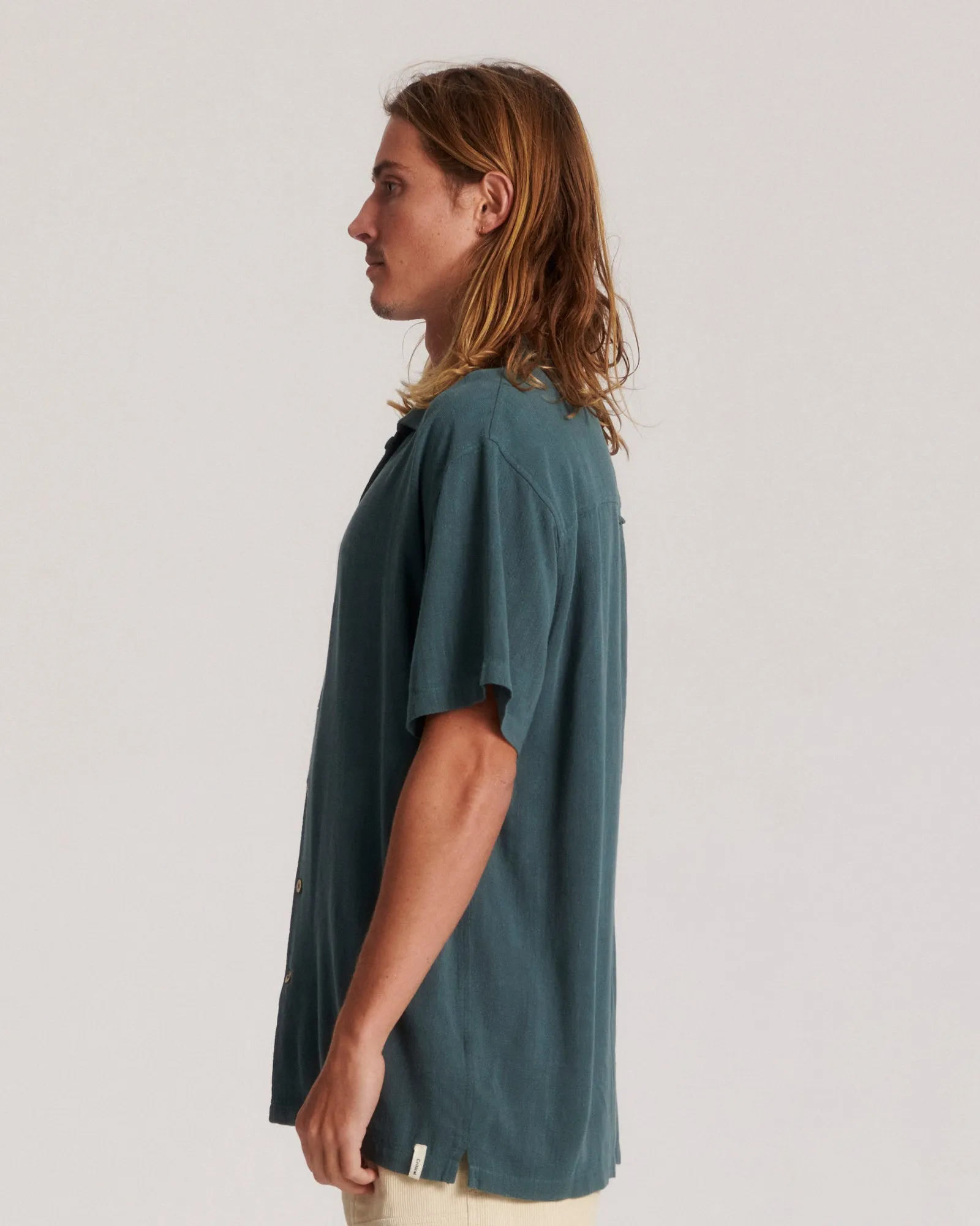 Ernie Ss Resort Shirt - Green