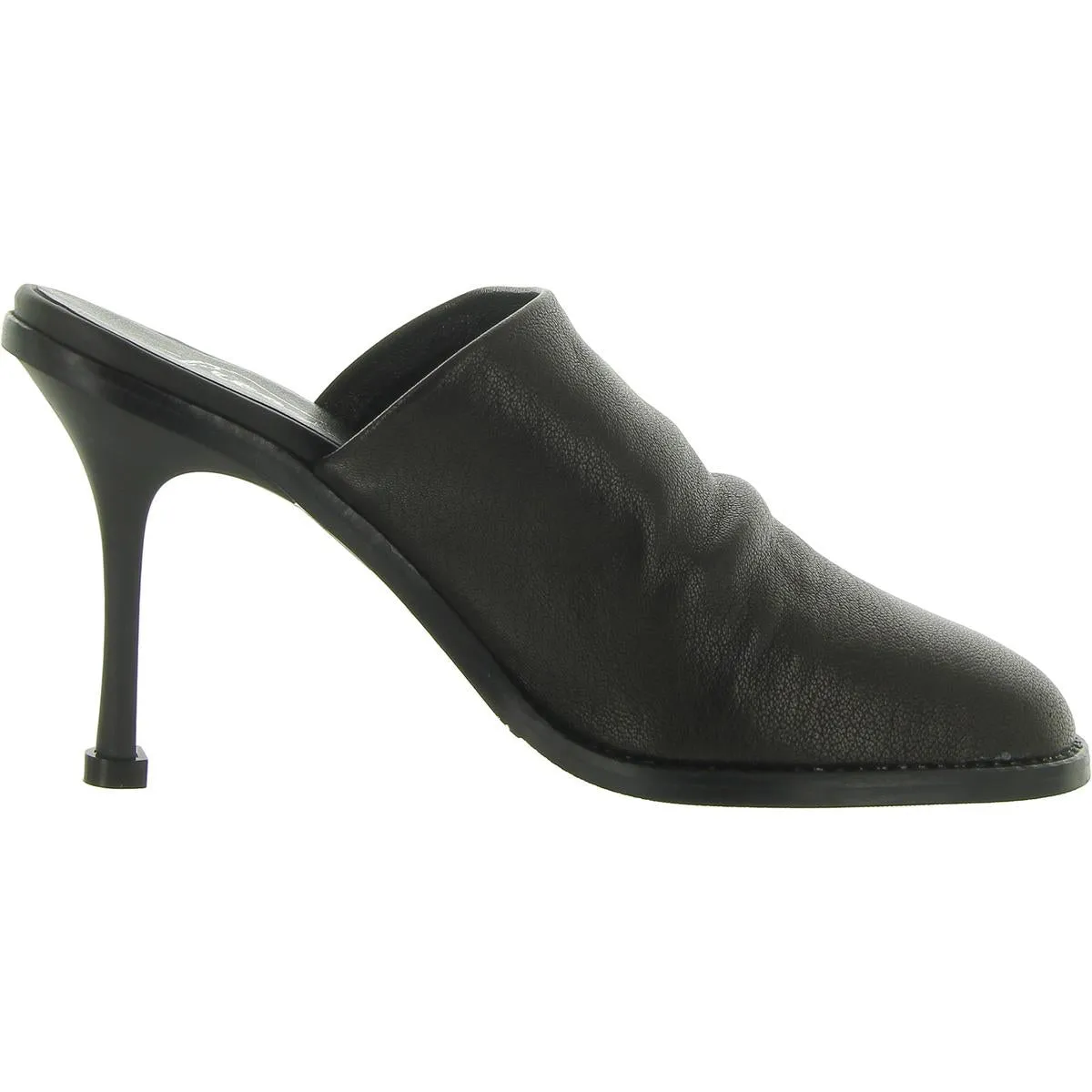 Free People Womens LEILA Leather Slip On Mules