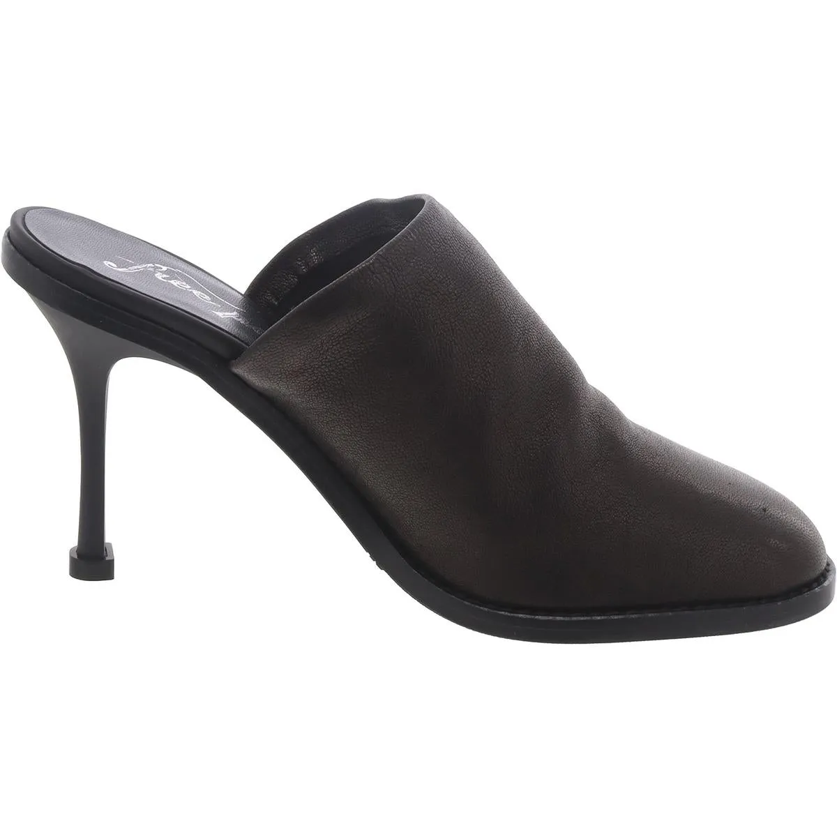 Free People Womens LEILA Leather Slip On Mules