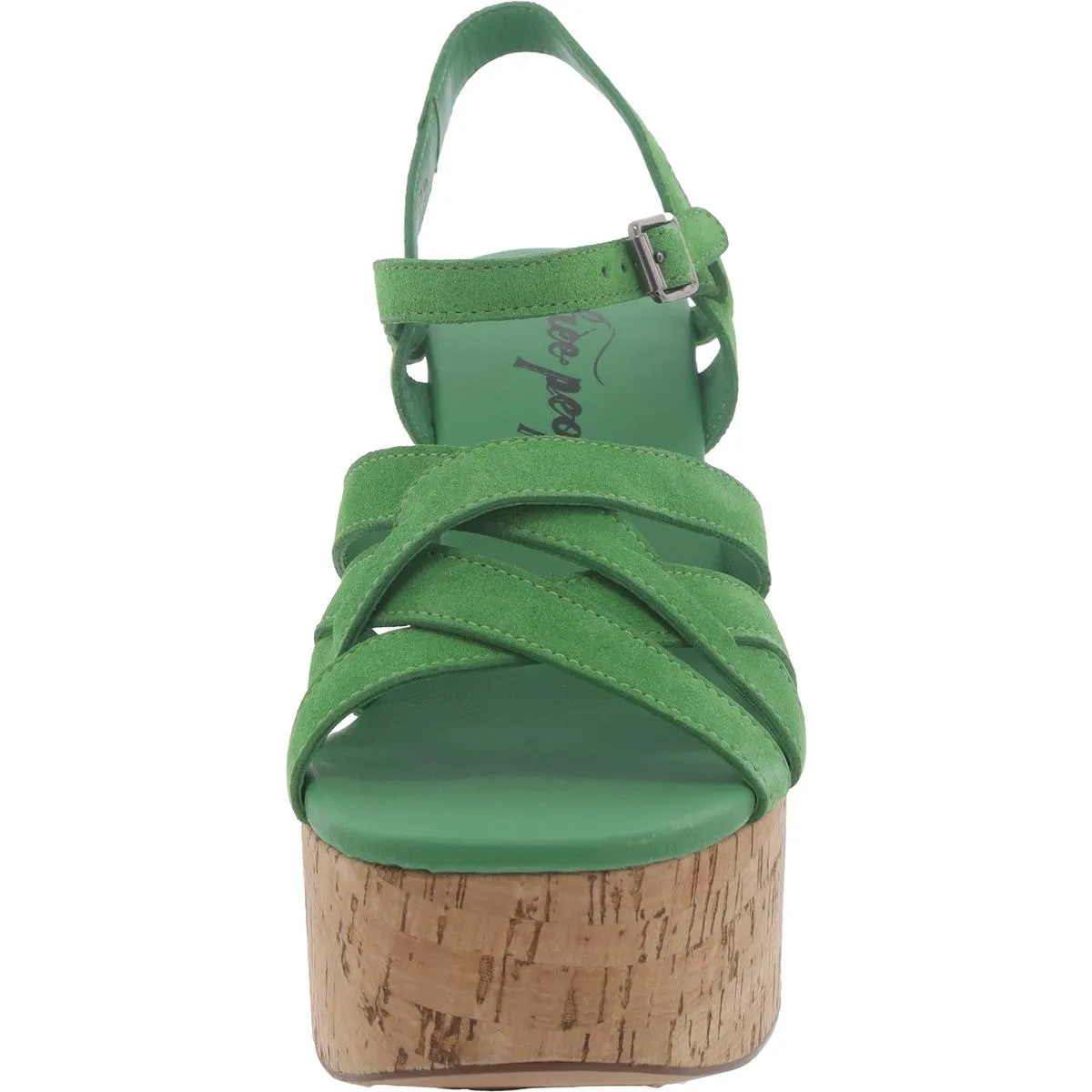 Free People Womens Lisbon MJ Suede Strappy Platform Sandals