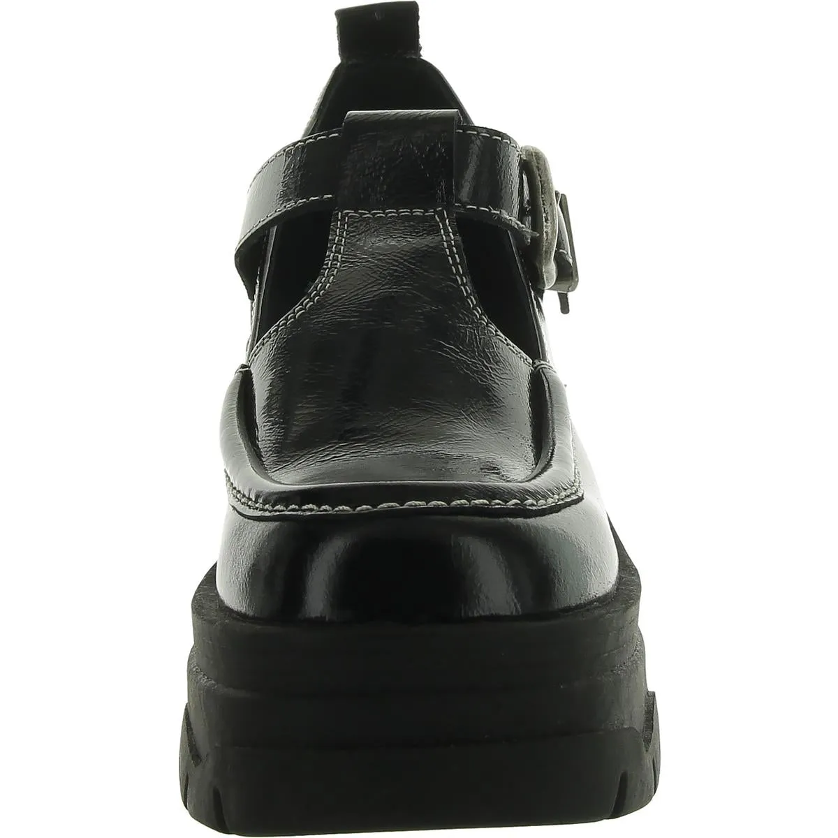 Free People Womens Mayla Patent Leather Slip On Mary Jane Heels