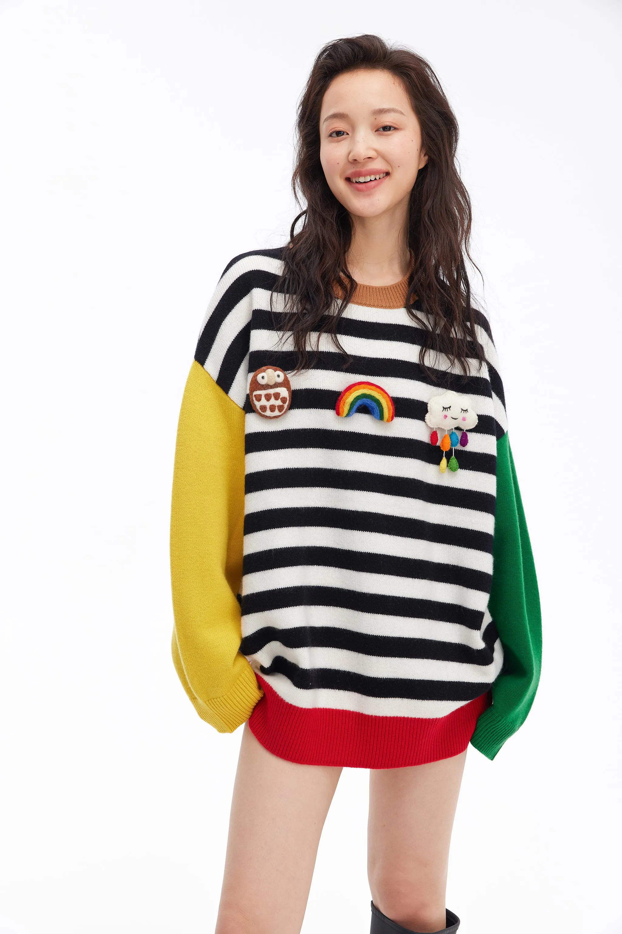Fun Color Striped Sweater