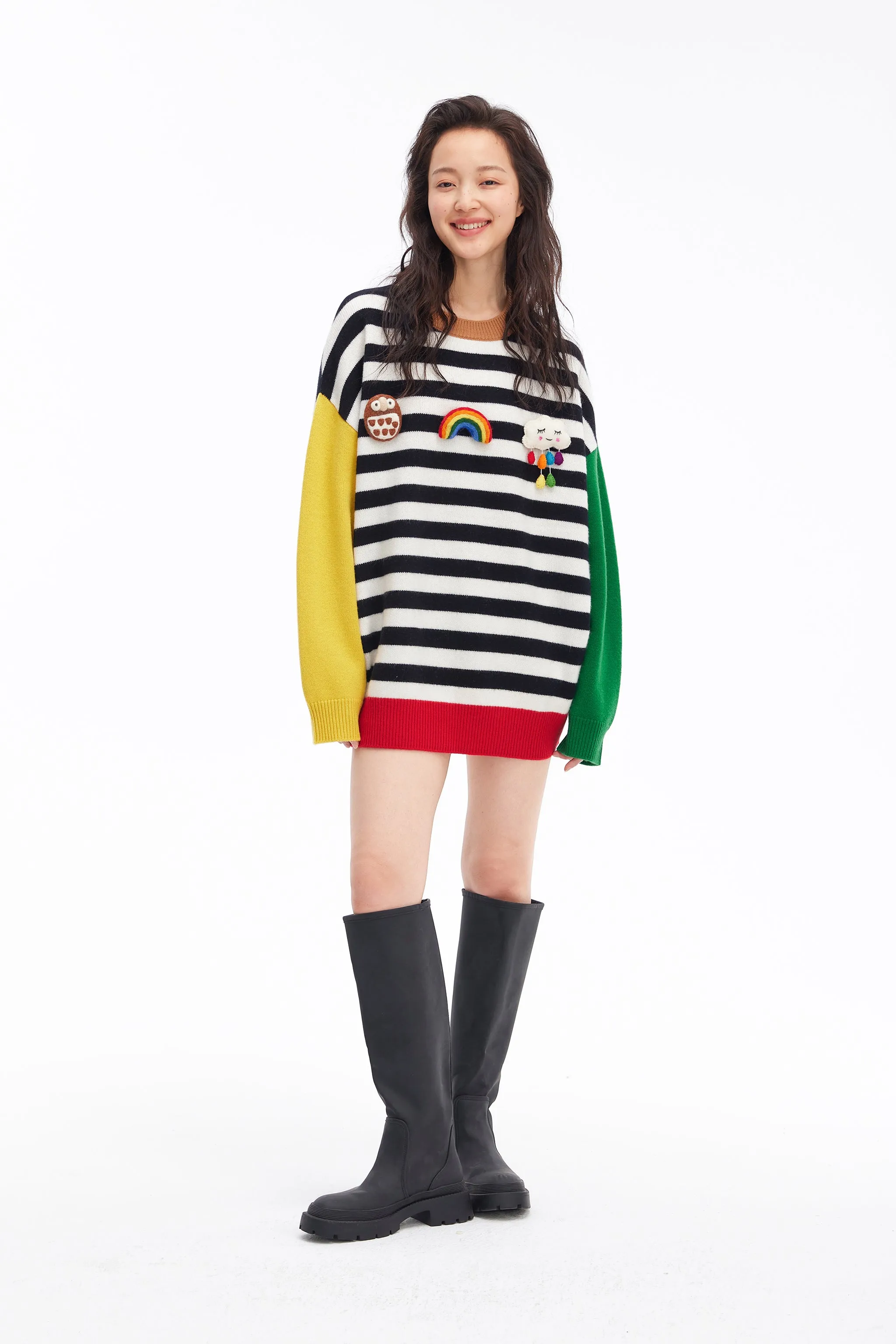 Fun Color Striped Sweater
