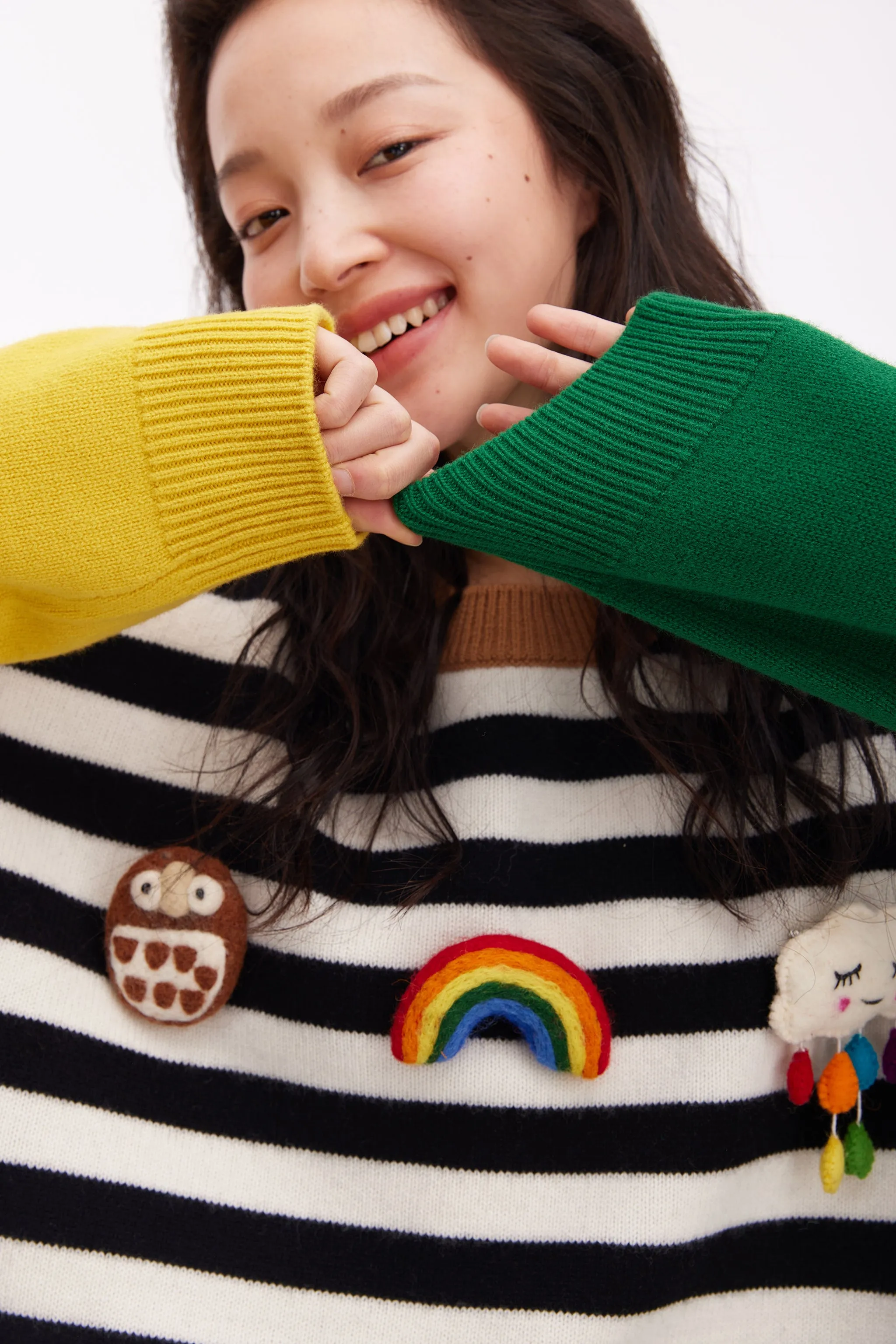 Fun Color Striped Sweater