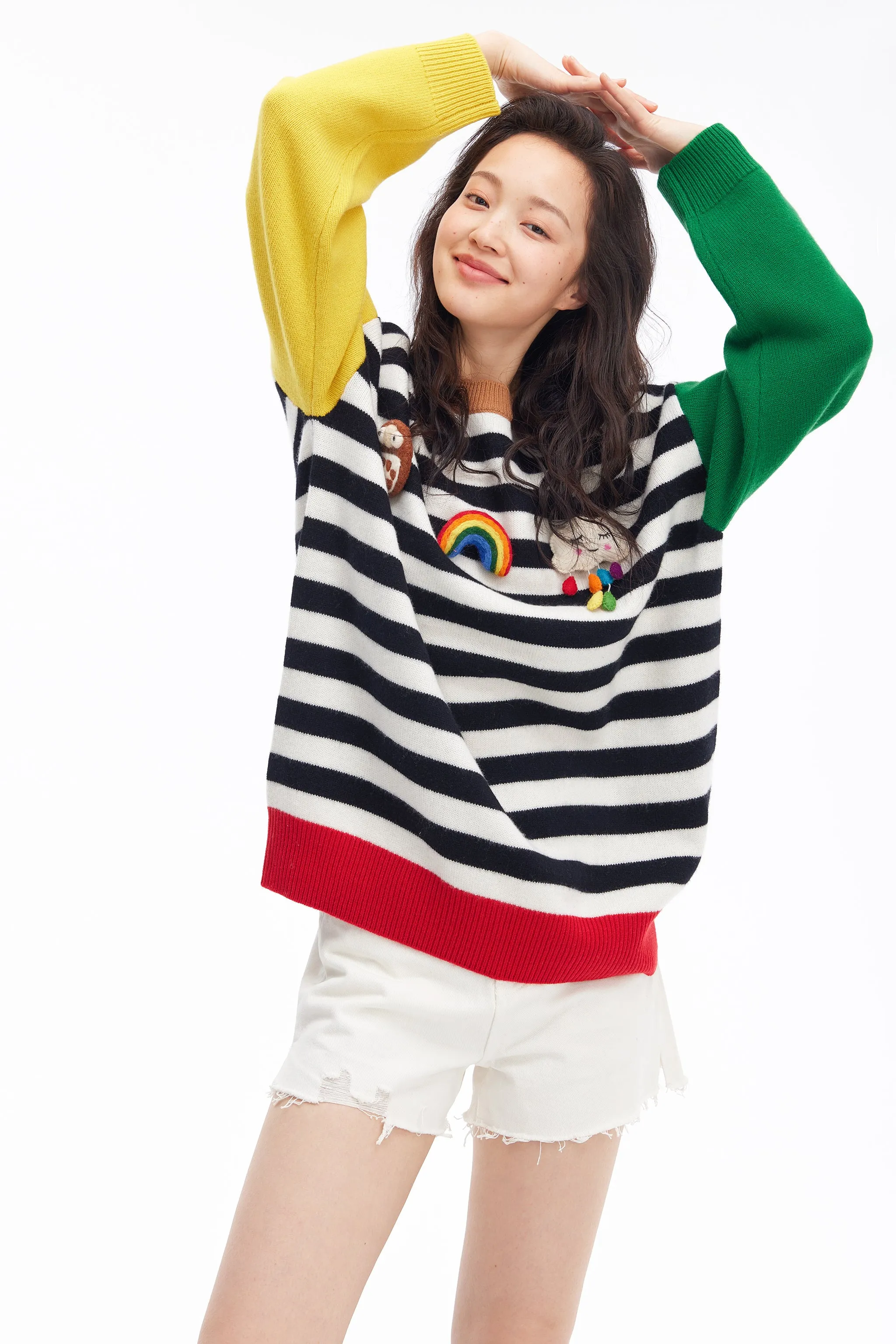 Fun Color Striped Sweater
