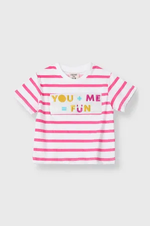 Fun T-Shirt For Baby Boy - White