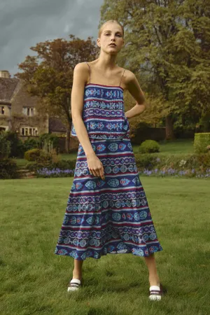 Hunter Bell Barton Lane Skirt in Garden Mosaic