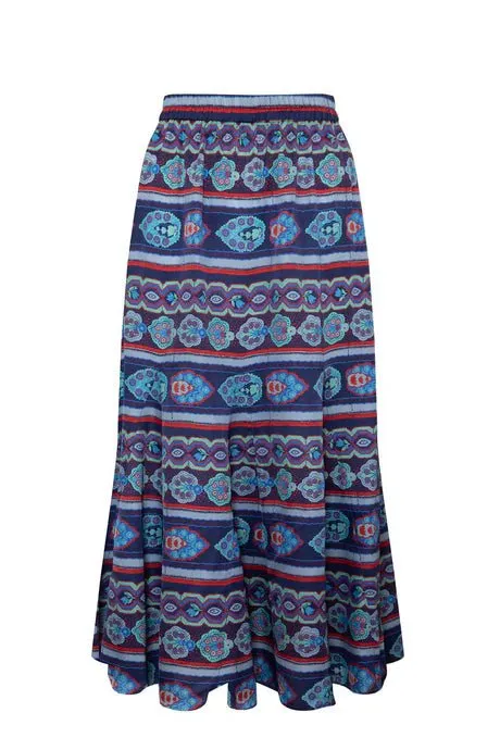 Hunter Bell Barton Lane Skirt in Garden Mosaic
