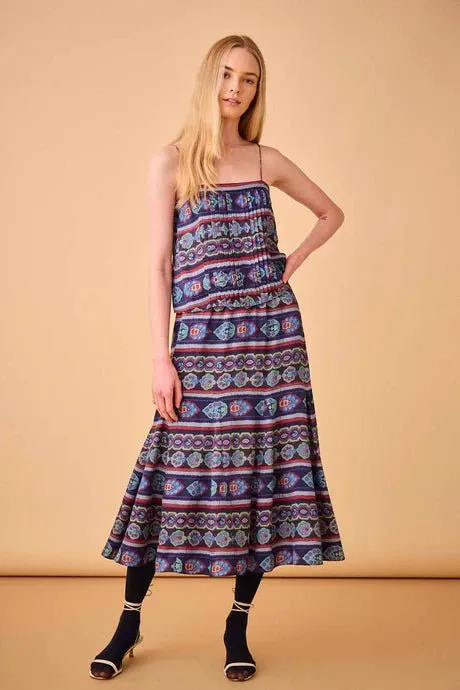 Hunter Bell Barton Lane Skirt in Garden Mosaic