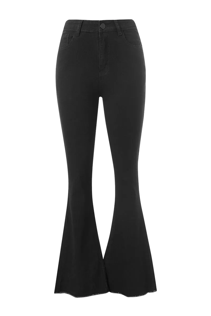 HWT1235 Retro Flare Jeans Pant