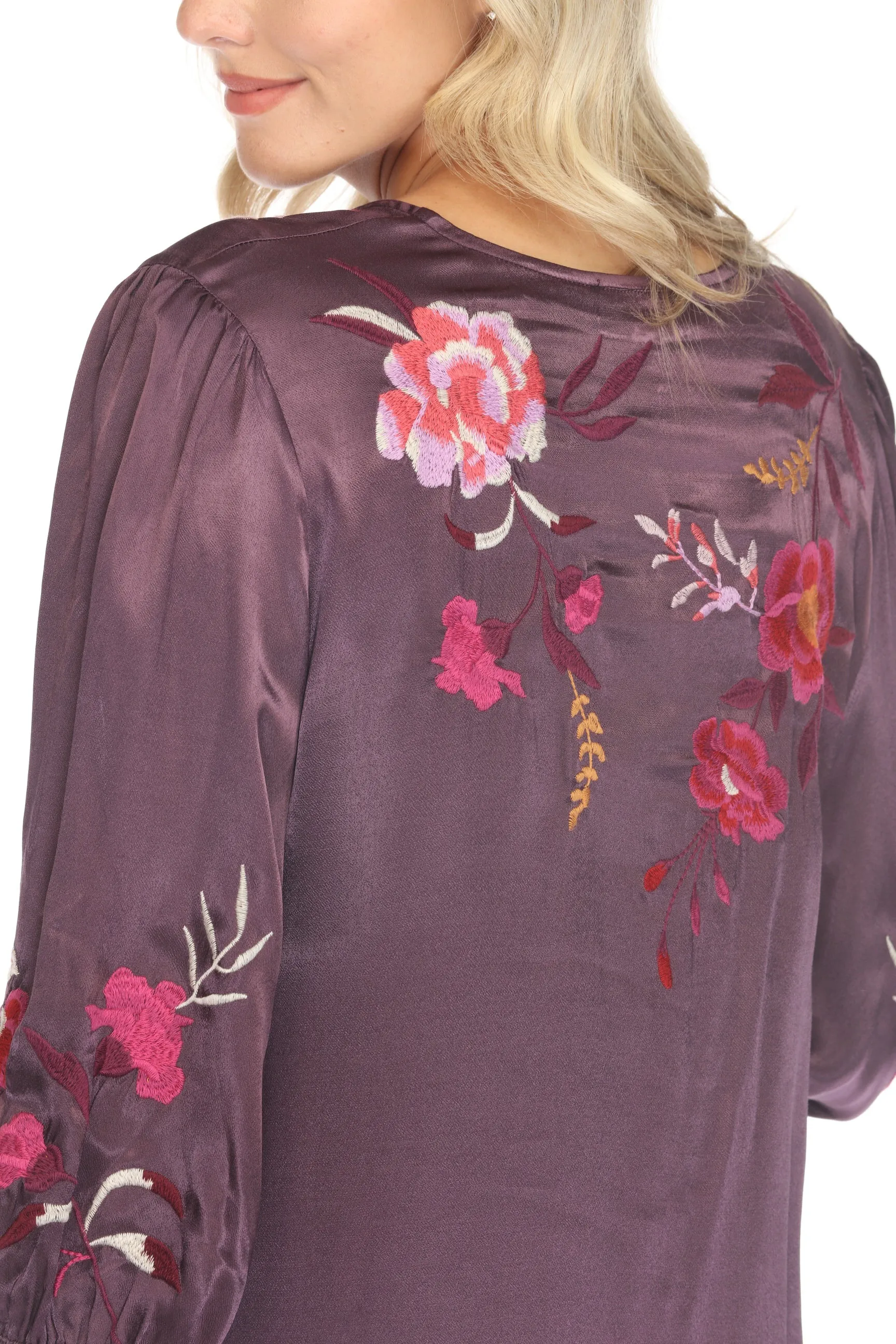 Johnny Was Workshop Mirabel Relaxed Dress W32123 Boho Chic Petites