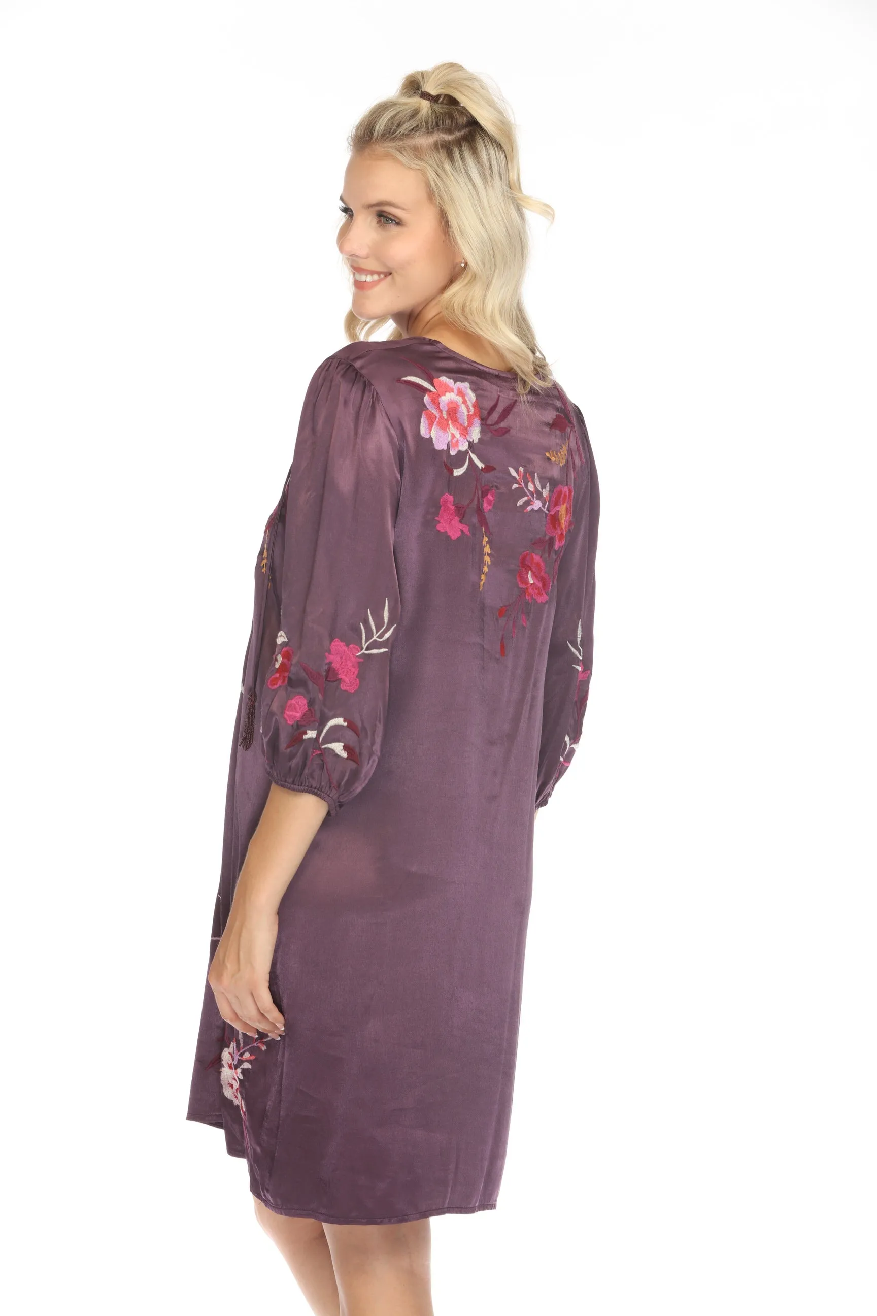 Johnny Was Workshop Mirabel Relaxed Dress W32123 Boho Chic Petites