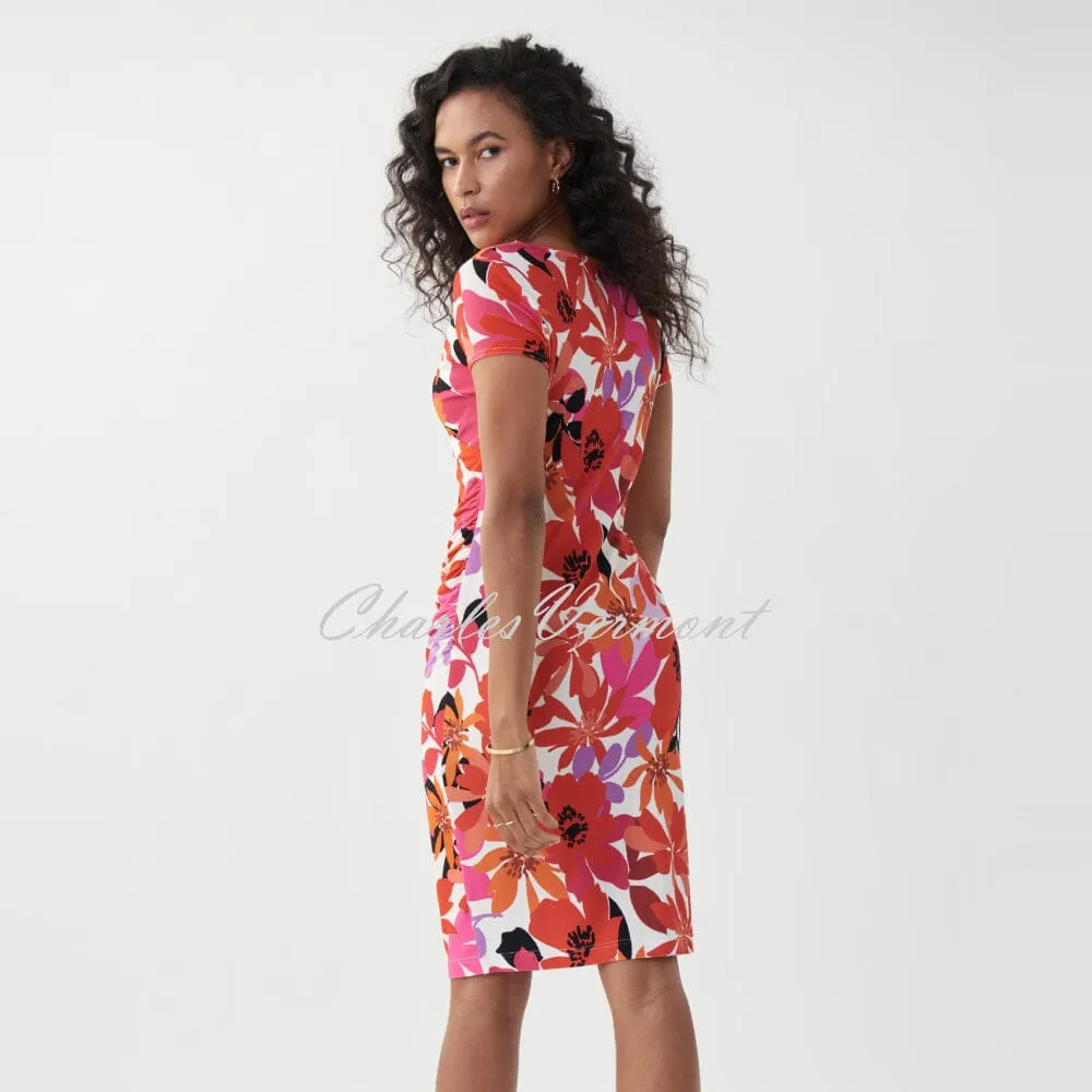 Joseph Ribkoff Floral Wrap Style Dress – Style 222057