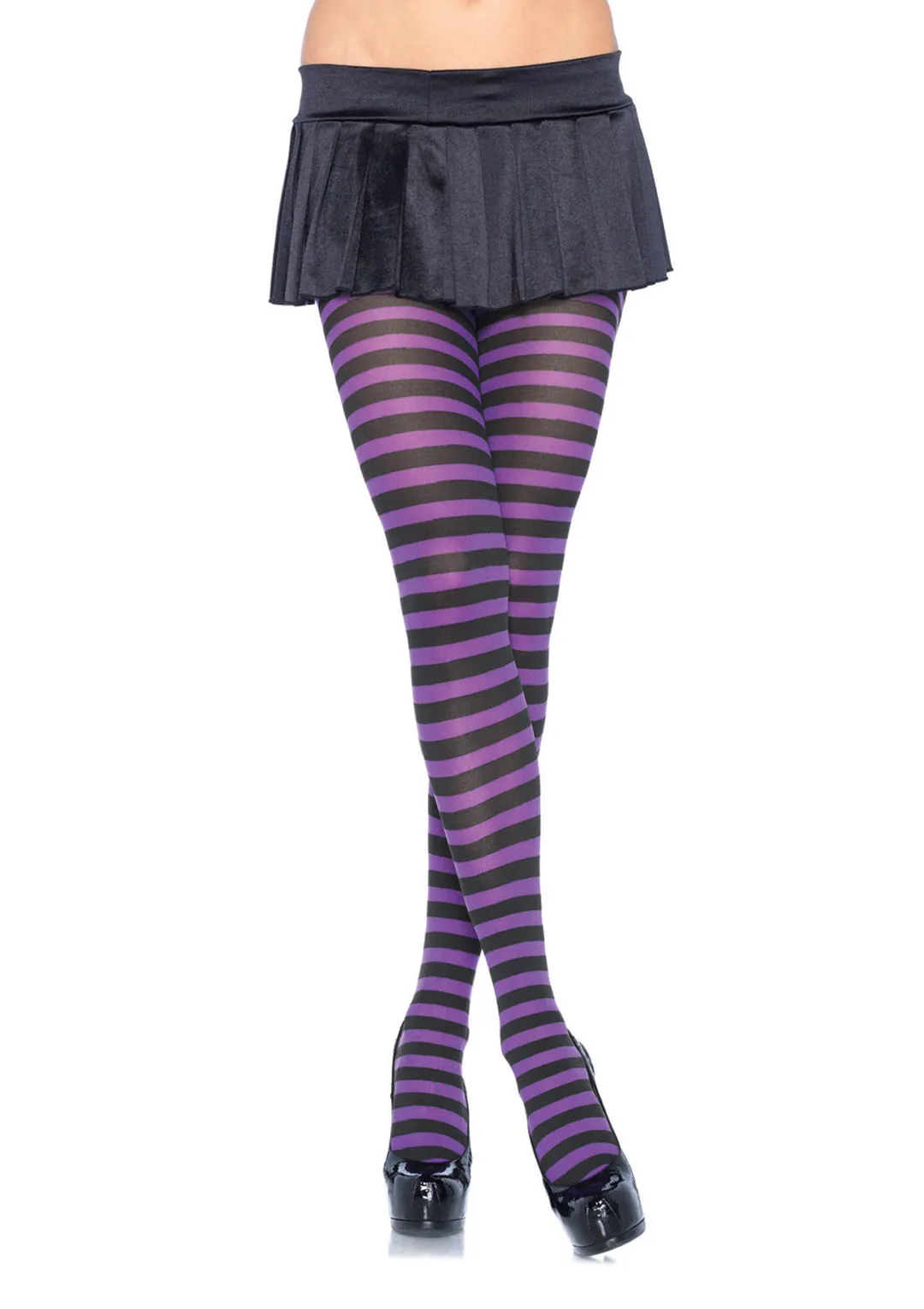 Leg Avenue  Plus Size Stripe Tights  7100Q