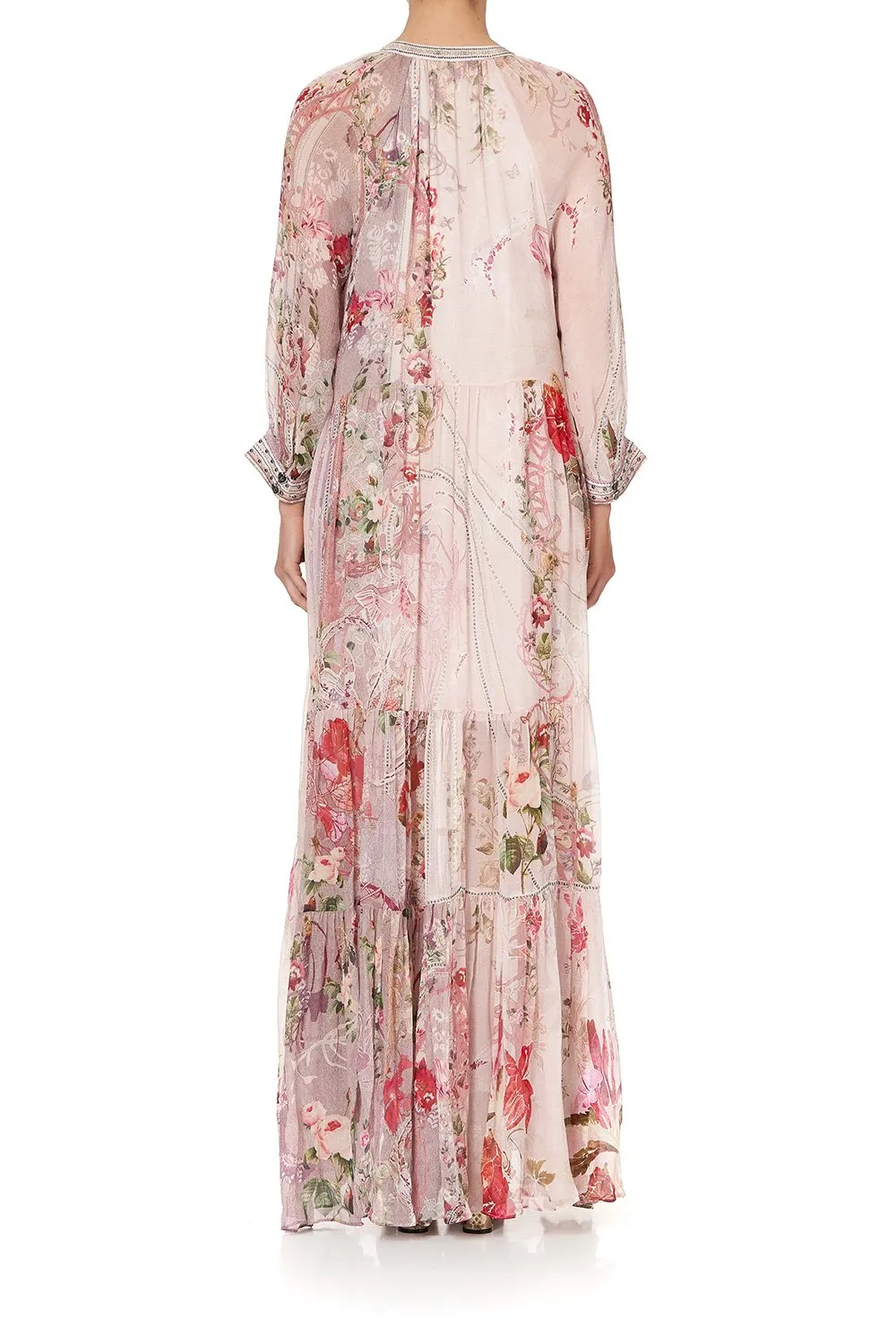 LONG GATHERED PANEL DRESS ISTENANYA